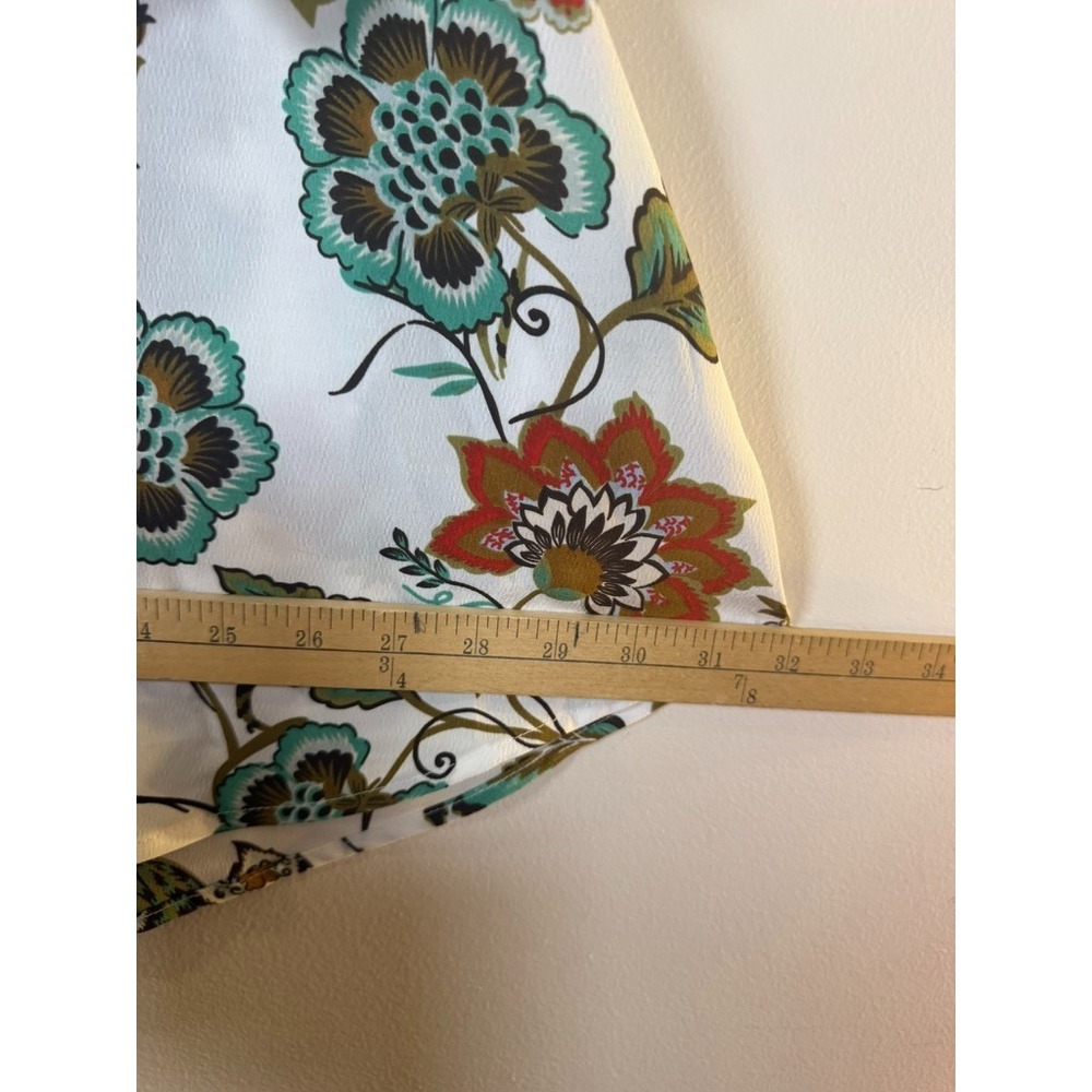 BloomChic Plus Size 18-20 Floral Peplum Blouse 3/4 Sleeve Multicolor withPockets - Picture 10 of 12